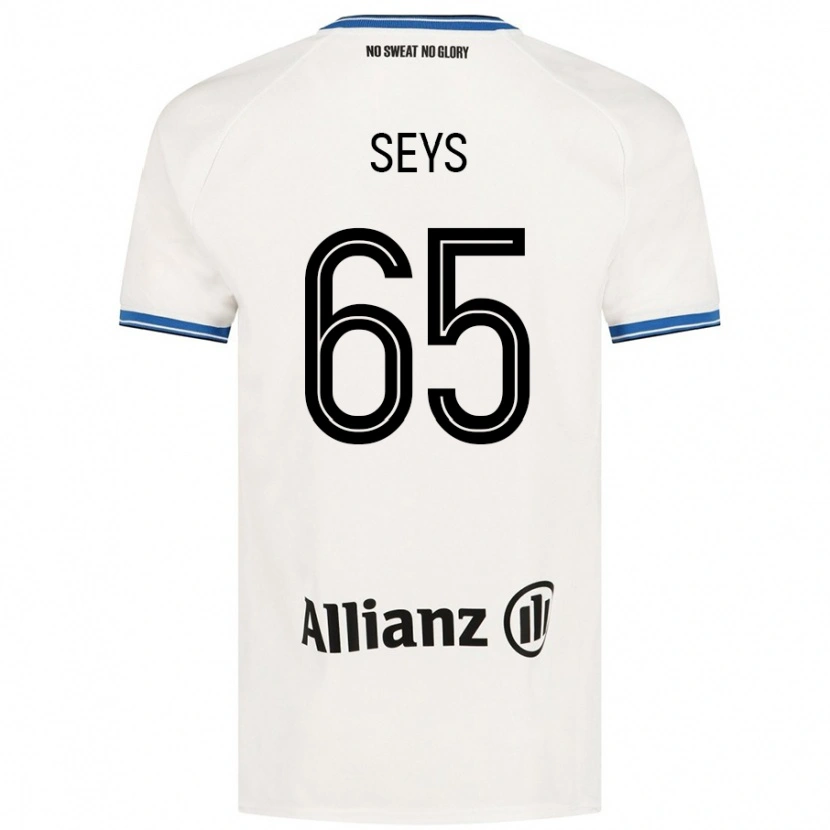 Danxen Niño Camiseta Joaquin Seys #65 Blanco 2ª Equipación 2024/25 La Camisa