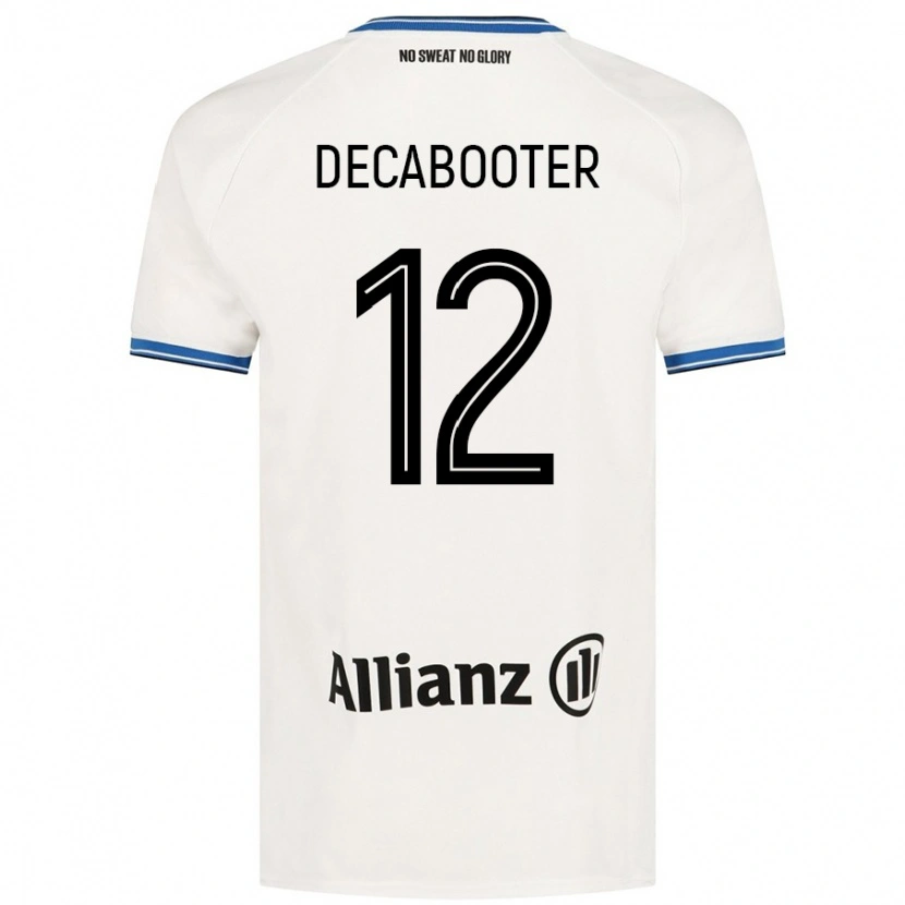 Danxen Niño Camiseta Marith Decabooter #12 Blanco 2ª Equipación 2024/25 La Camisa