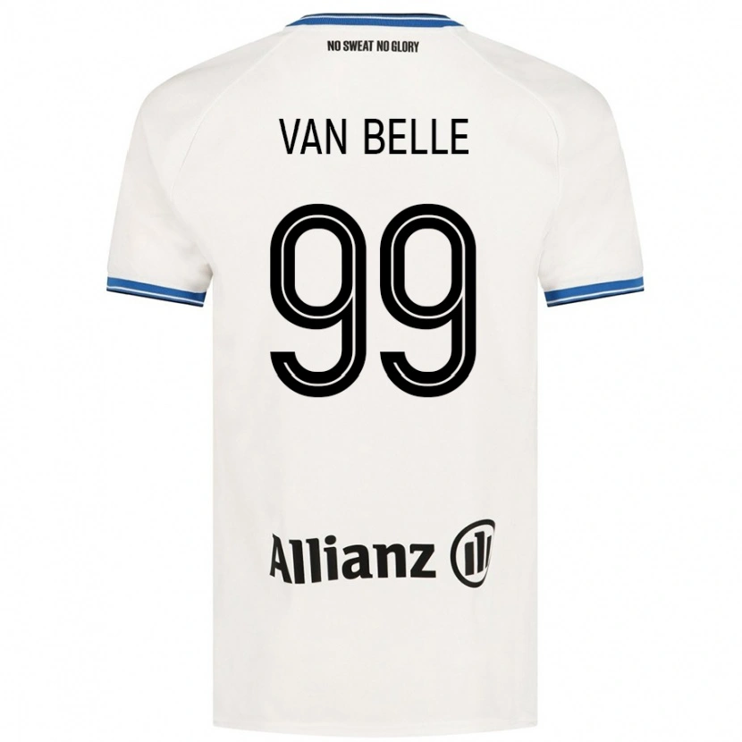 Danxen Niño Camiseta Lyndsey Van Belle #99 Blanco 2ª Equipación 2024/25 La Camisa