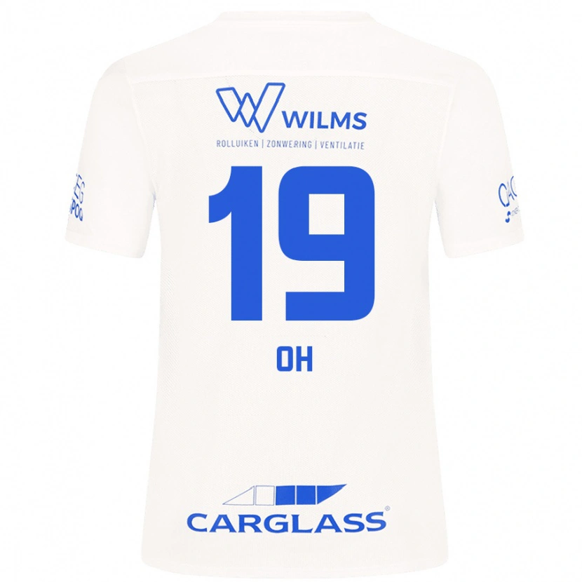 Danxen Niño Camiseta Hyeon-Gyu Oh #19 Blanco 2ª Equipación 2024/25 La Camisa