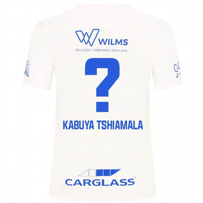 Danxen Niño Camiseta Lino Kabuya Tshiamala #0 Blanco 2ª Equipación 2024/25 La Camisa