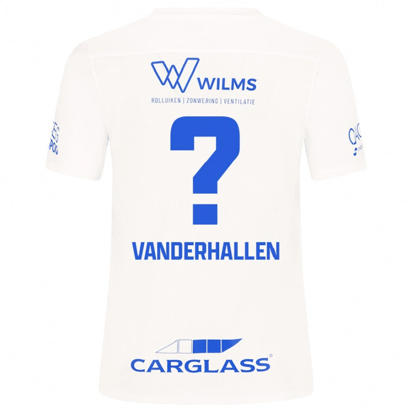 Danxen Niño Camiseta Yari Vanderhallen #0 Blanco 2ª Equipación 2024/25 La Camisa