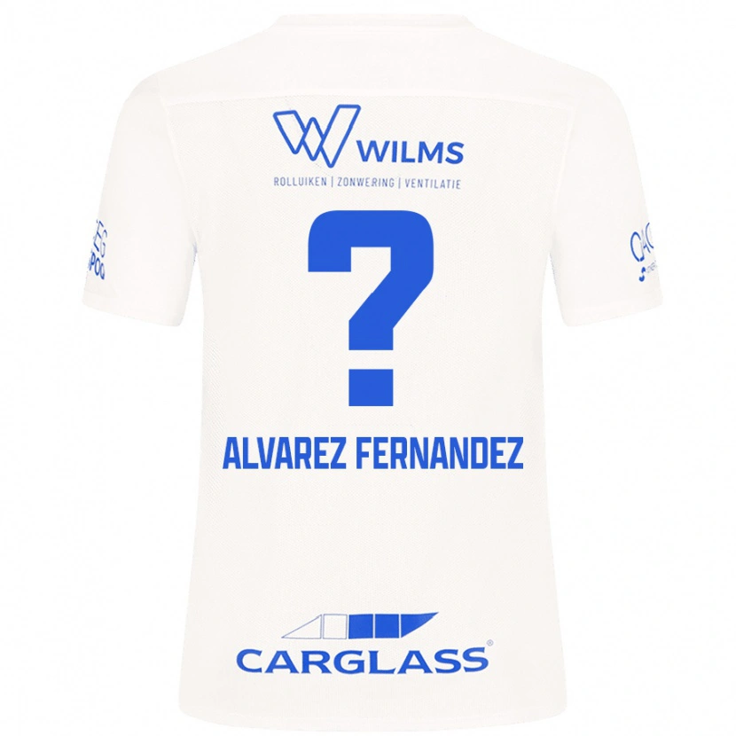 Danxen Niño Camiseta Loïc Alvarez Fernandez #0 Blanco 2ª Equipación 2024/25 La Camisa