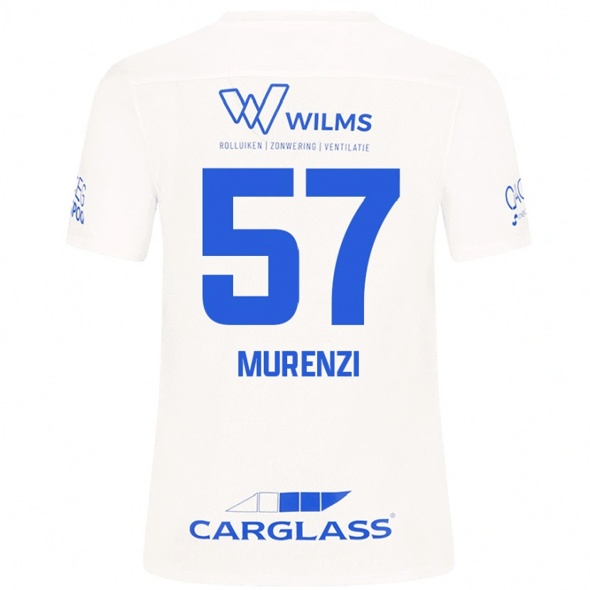 Danxen Niño Camiseta Aaron Murenzi #57 Blanco 2ª Equipación 2024/25 La Camisa