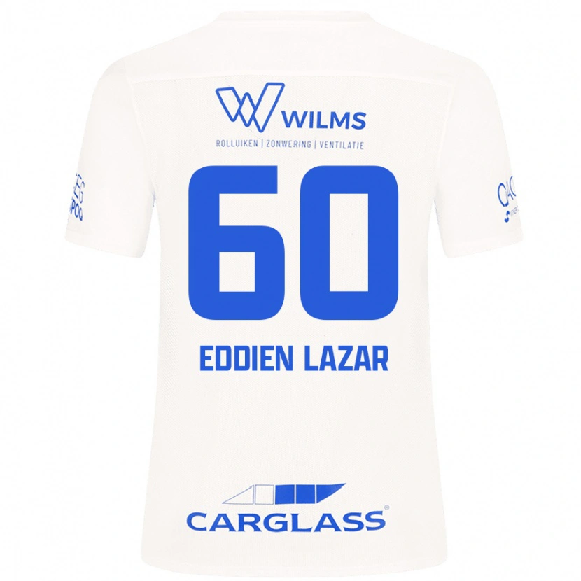 Danxen Niño Camiseta Saif Eddien Lazar #60 Blanco 2ª Equipación 2024/25 La Camisa