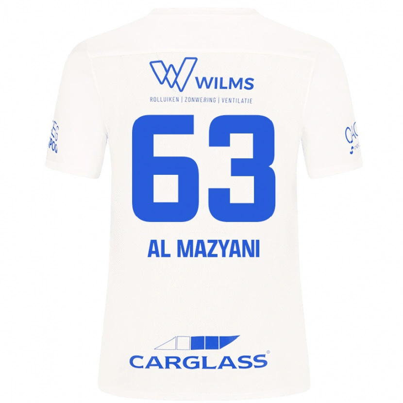 Danxen Niño Camiseta Faissal Al Mazyani #63 Blanco 2ª Equipación 2024/25 La Camisa