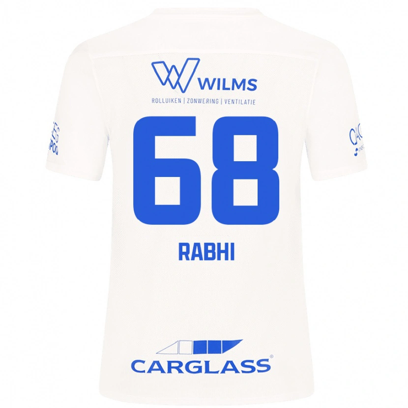 Danxen Niño Camiseta Ayman Rabhi #68 Blanco 2ª Equipación 2024/25 La Camisa