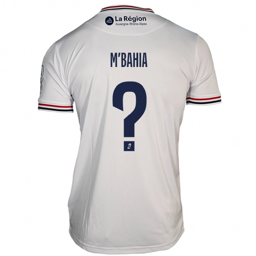 Danxen Niño Camiseta Ivan M'bahia #0 Blanco 2ª Equipación 2024/25 La Camisa