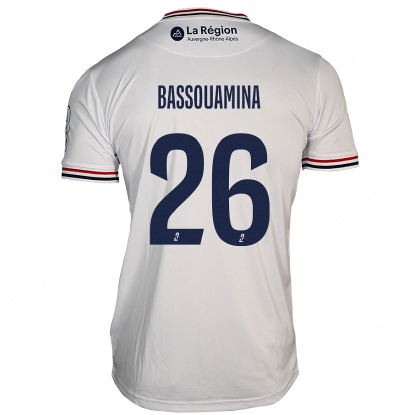 Danxen Niño Camiseta Mons Bassouamina #26 Blanco 2ª Equipación 2024/25 La Camisa