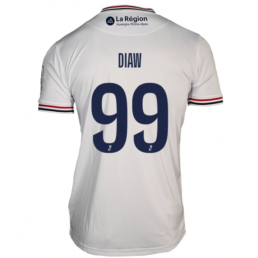 Danxen Niño Camiseta Mory Diaw #99 Blanco 2ª Equipación 2024/25 La Camisa