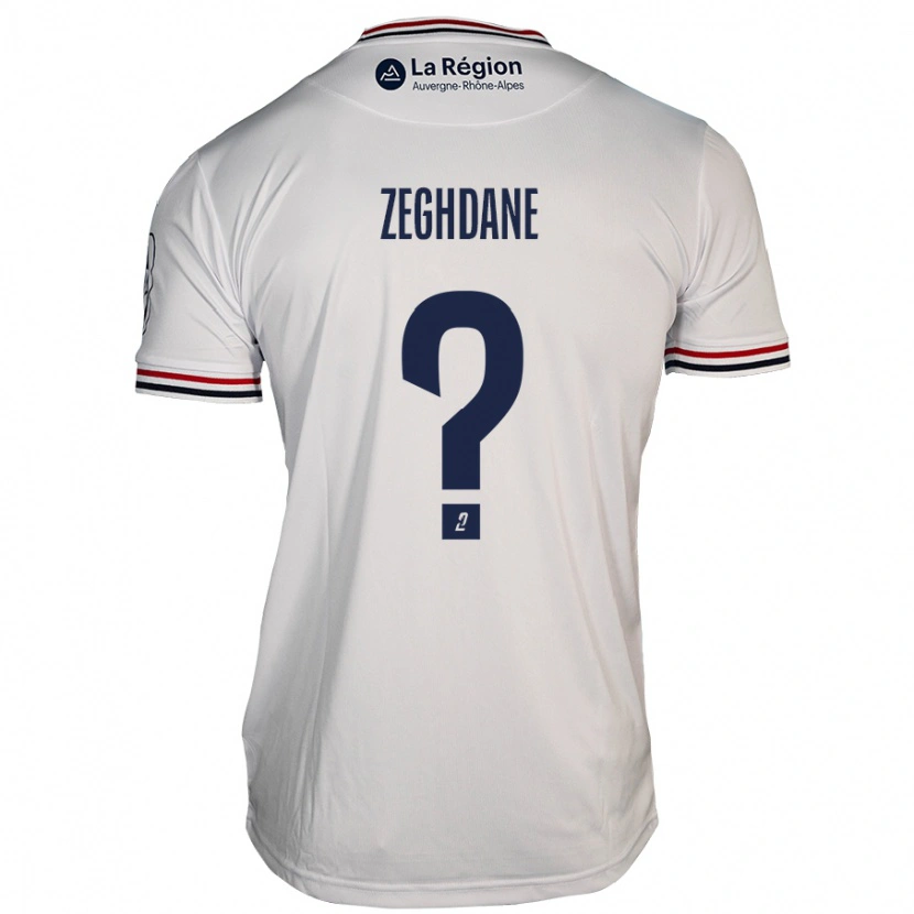 Danxen Niño Camiseta Merwan Zeghdane #0 Blanco 2ª Equipación 2024/25 La Camisa