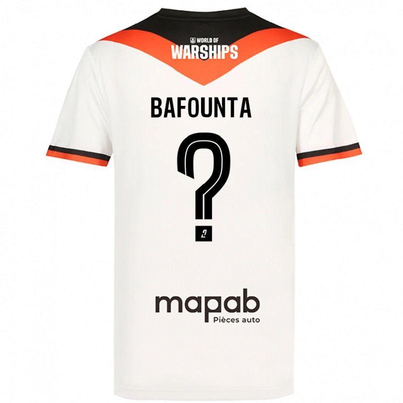 Danxen Niño Camiseta Kamal Bafounta #0 Blanco 2ª Equipación 2024/25 La Camisa