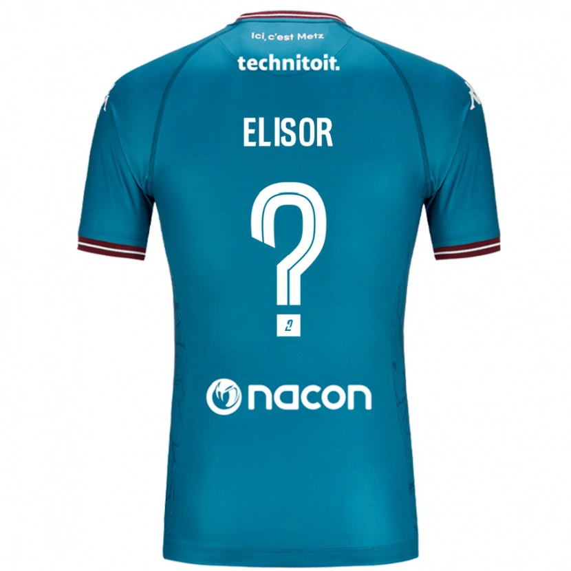 Danxen Niño Camiseta Simon Elisor #0 Azul Petróleo 2ª Equipación 2024/25 La Camisa