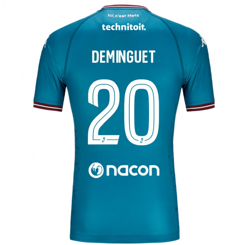 Danxen Niño Camiseta Jessy Deminguet #20 Azul Petróleo 2ª Equipación 2024/25 La Camisa