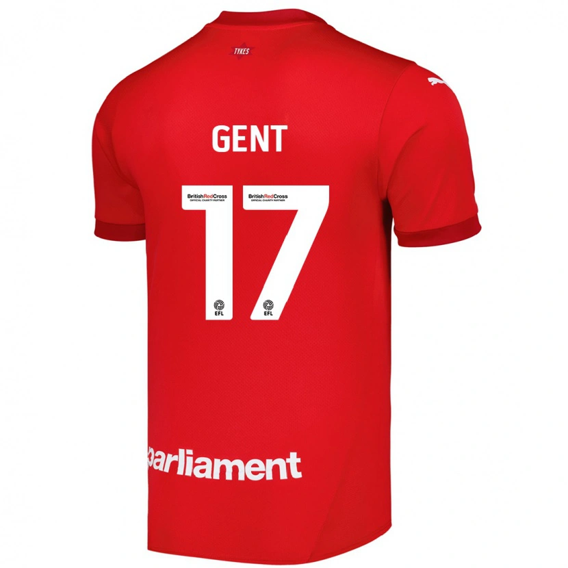 Danxen Hombre Camiseta Georgie Gent #17 Rojo 1ª Equipación 2024/25 La Camisa