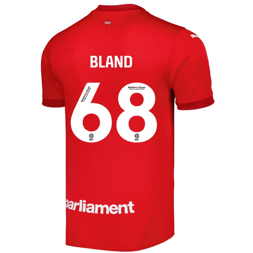 Danxen Hombre Camiseta Jonathan Bland #68 Rojo 1ª Equipación 2024/25 La Camisa