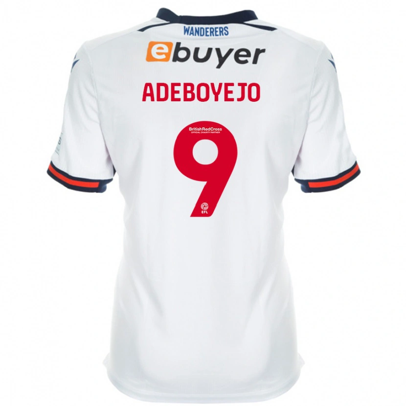 Danxen Hombre Camiseta Victor Adeboyejo #9 Blanco 1ª Equipación 2024/25 La Camisa