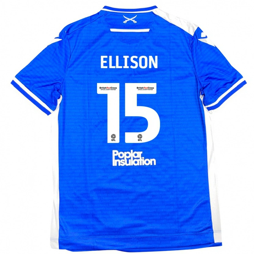 Danxen Hombre Camiseta Dan Ellison #15 Azul Blanco 1ª Equipación 2024/25 La Camisa