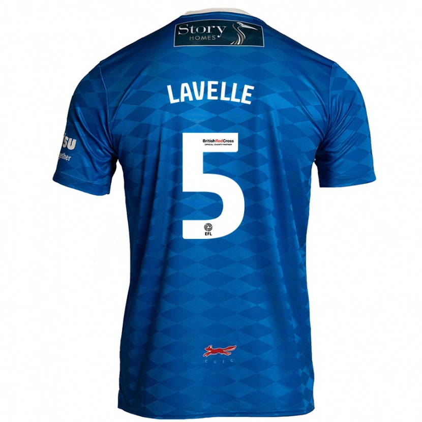 Danxen Hombre Camiseta Sam Lavelle #5 Azul 1ª Equipación 2024/25 La Camisa