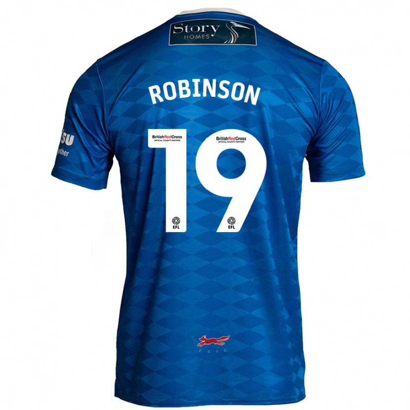 Danxen Hombre Camiseta Jack Robinson #19 Azul 1ª Equipación 2024/25 La Camisa