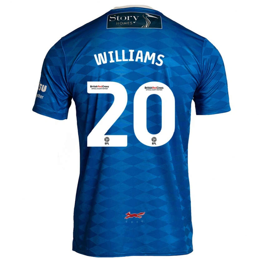 Danxen Hombre Camiseta Ben Williams #20 Azul 1ª Equipación 2024/25 La Camisa