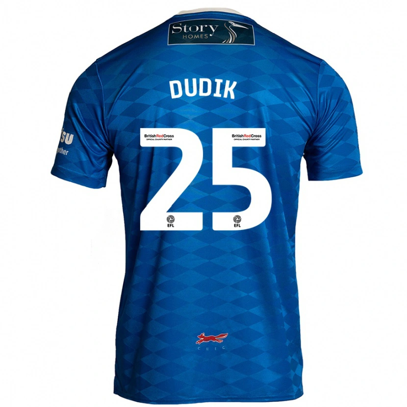 Danxen Hombre Camiseta Anton Dudik #25 Azul 1ª Equipación 2024/25 La Camisa