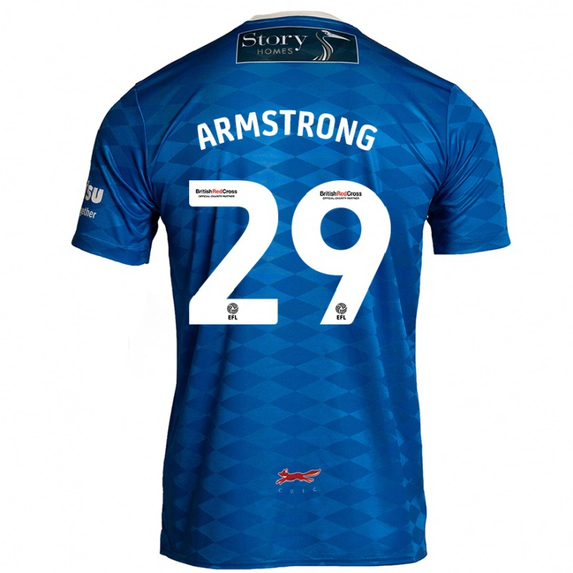 Danxen Hombre Camiseta Luke Armstrong #29 Azul 1ª Equipación 2024/25 La Camisa