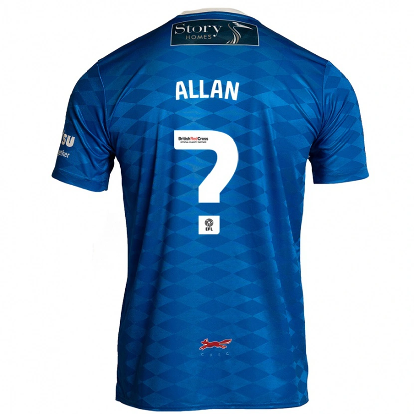 Danxen Hombre Camiseta Jake Allan #0 Azul 1ª Equipación 2024/25 La Camisa