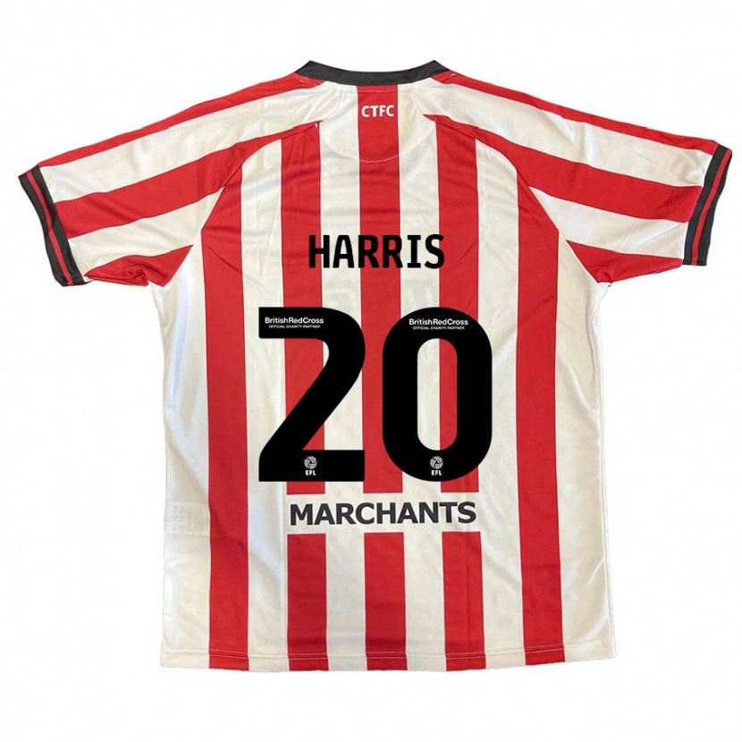 Danxen Hombre Camiseta Max Harris #20 Rojo Blanco 1ª Equipación 2024/25 La Camisa