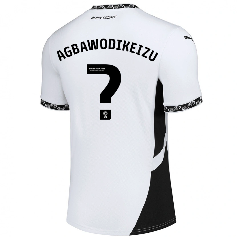 Danxen Hombre Camiseta Charles Ebuka Agbawodikeizu #0 Blanco Negro 1ª Equipación 2024/25 La Camisa