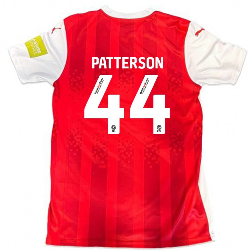 Danxen Hombre Camiseta Phoenix Patterson #44 Rojo Blanco 1ª Equipación 2024/25 La Camisa