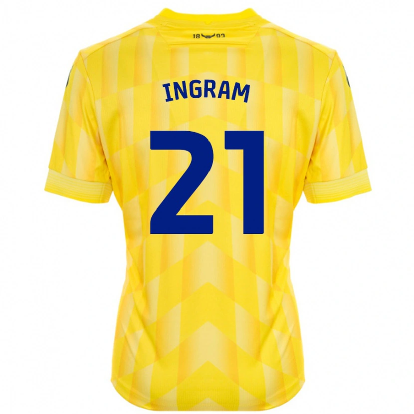 Danxen Hombre Camiseta Matt Ingram #21 Amarillo 1ª Equipación 2024/25 La Camisa