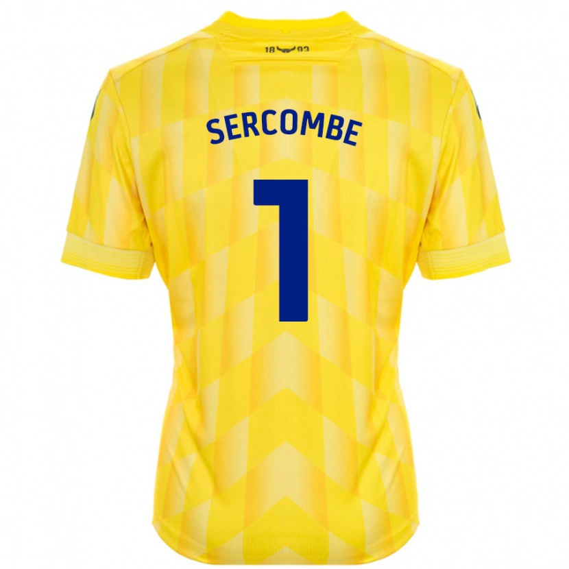 Danxen Hombre Camiseta Paris Sercombe #1 Amarillo 1ª Equipación 2024/25 La Camisa