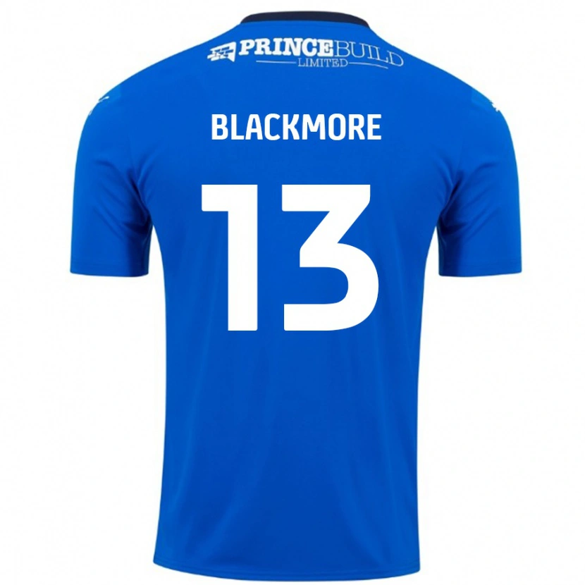 Danxen Hombre Camiseta Will Blackmore #13 Azul Blanco 1ª Equipación 2024/25 La Camisa