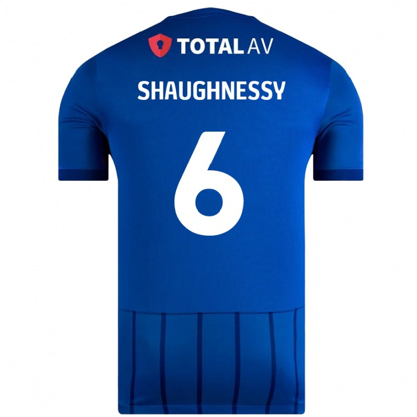 Danxen Hombre Camiseta Conor Shaughnessy #6 Azul 1ª Equipación 2024/25 La Camisa