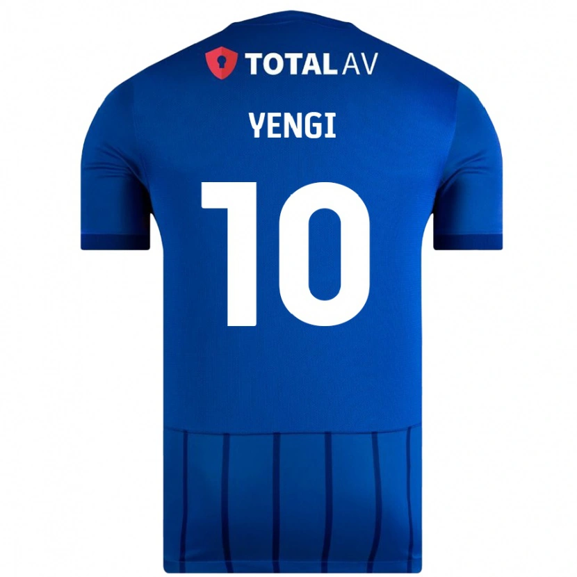 Danxen Hombre Camiseta Kusini Yengi #10 Azul 1ª Equipación 2024/25 La Camisa