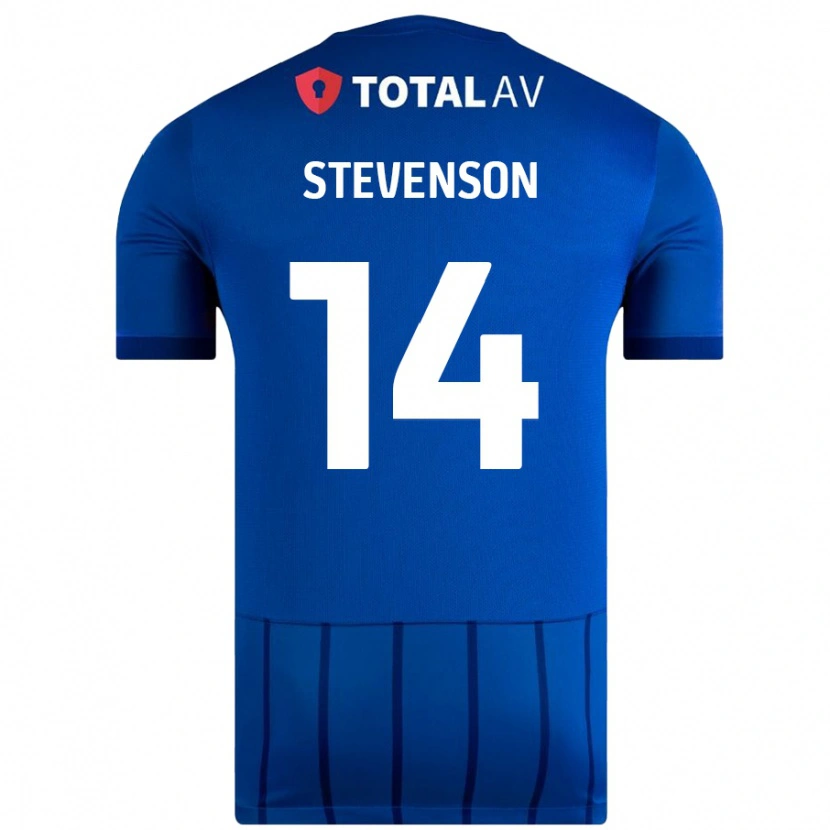 Danxen Hombre Camiseta Ben Stevenson #14 Azul 1ª Equipación 2024/25 La Camisa