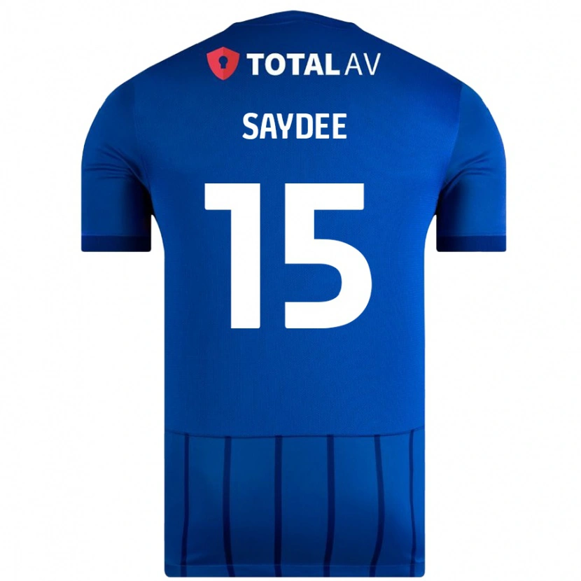 Danxen Hombre Camiseta Christian Saydee #15 Azul 1ª Equipación 2024/25 La Camisa