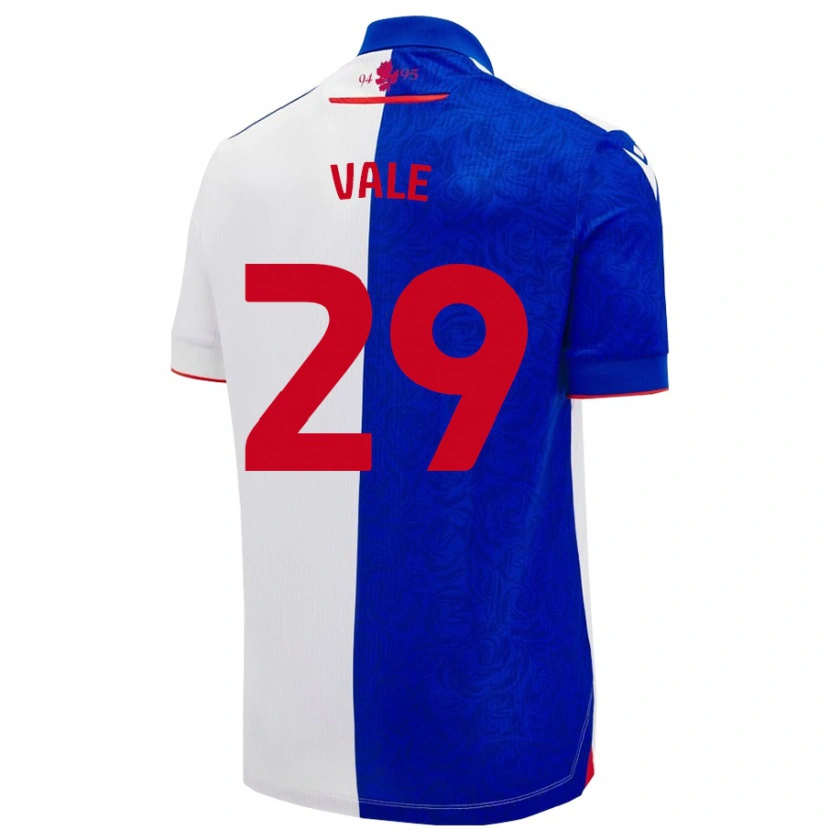 Danxen Hombre Camiseta Jack Vale #29 Azul Cielo Blanco 1ª Equipación 2024/25 La Camisa