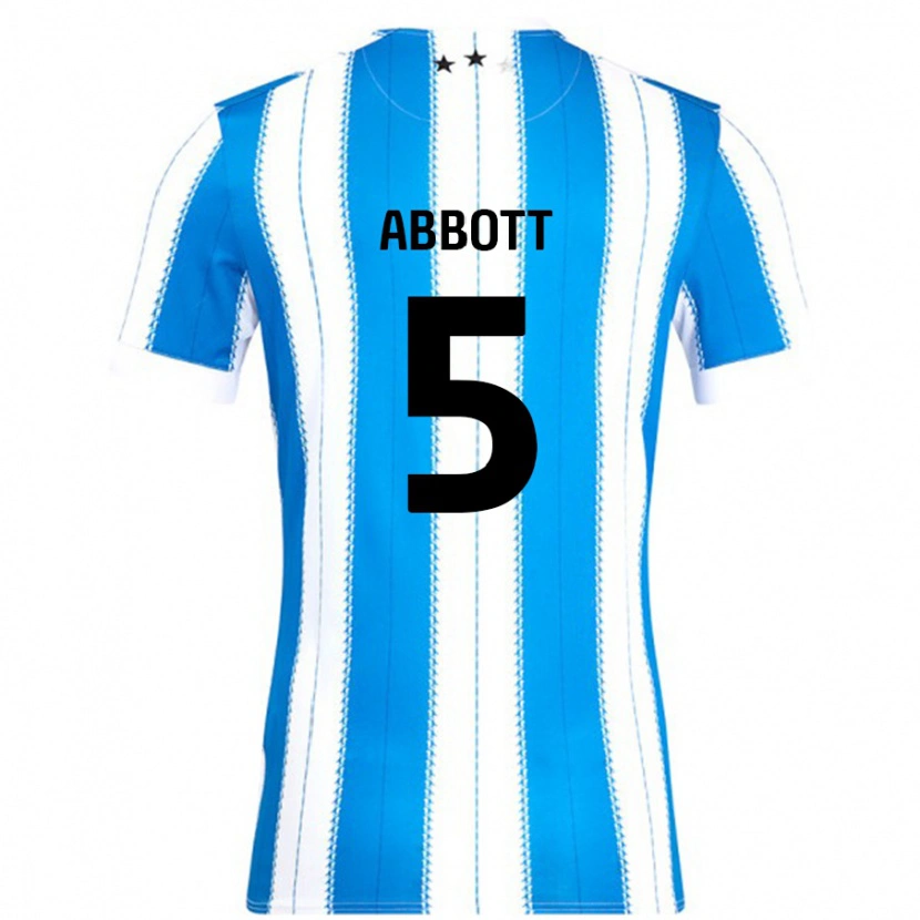 Danxen Hombre Camiseta Vicky Abbott #5 Azul Blanco 1ª Equipación 2024/25 La Camisa