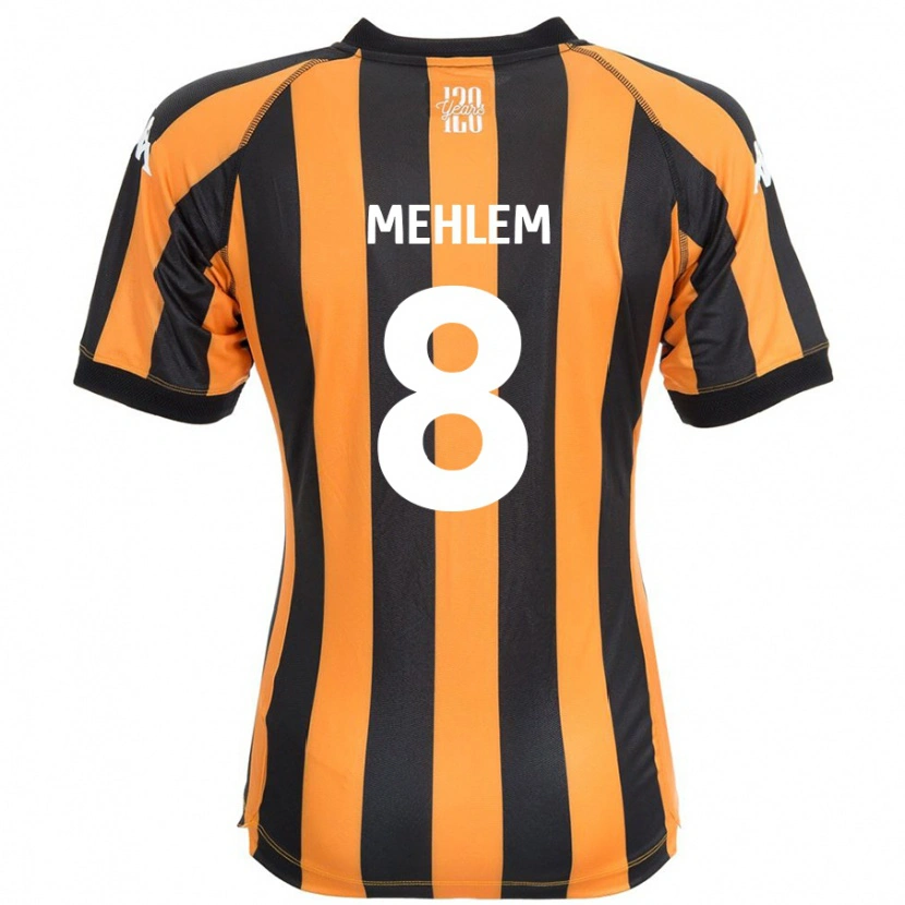 Danxen Hombre Camiseta Marvin Mehlem #8 Negro Ámbar 1ª Equipación 2024/25 La Camisa