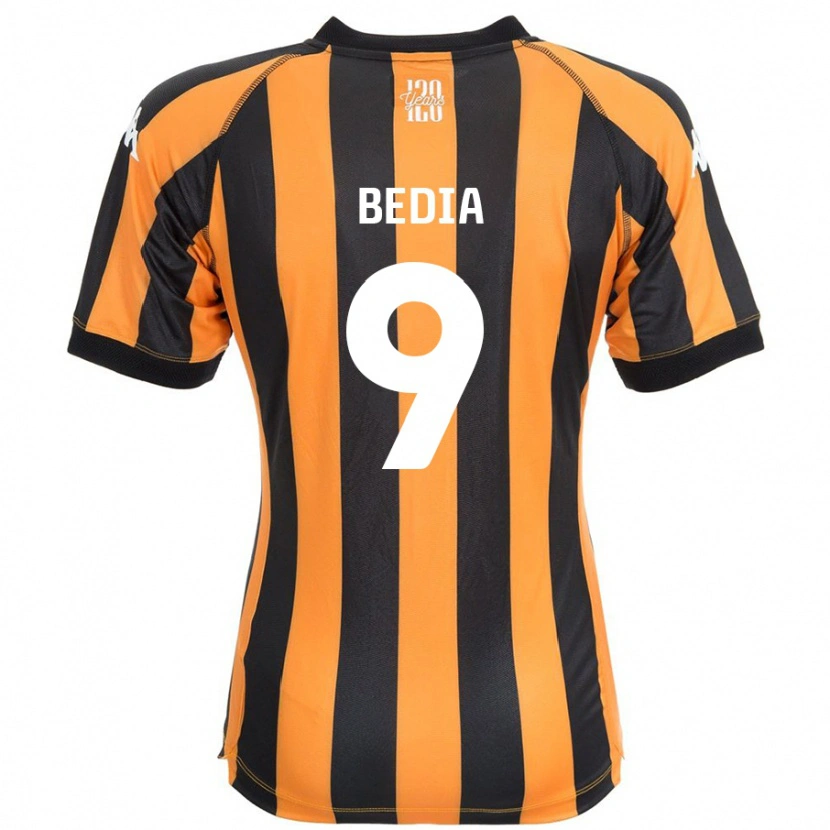 Danxen Hombre Camiseta Chris Bedia #9 Negro Ámbar 1ª Equipación 2024/25 La Camisa