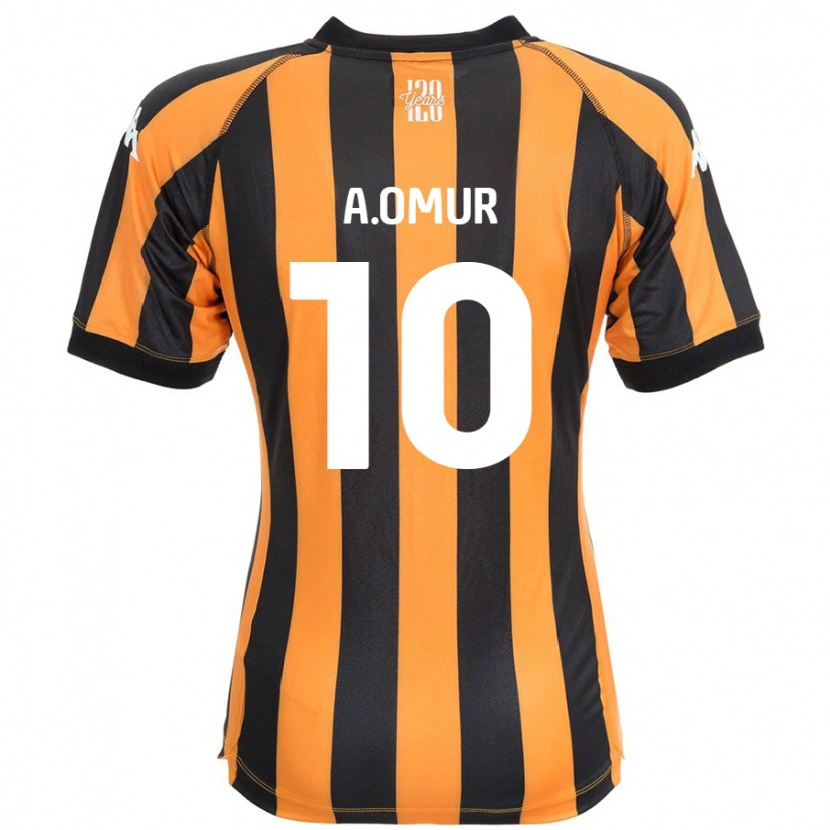 Danxen Hombre Camiseta Abdülkadir Ömür #10 Negro Ámbar 1ª Equipación 2024/25 La Camisa