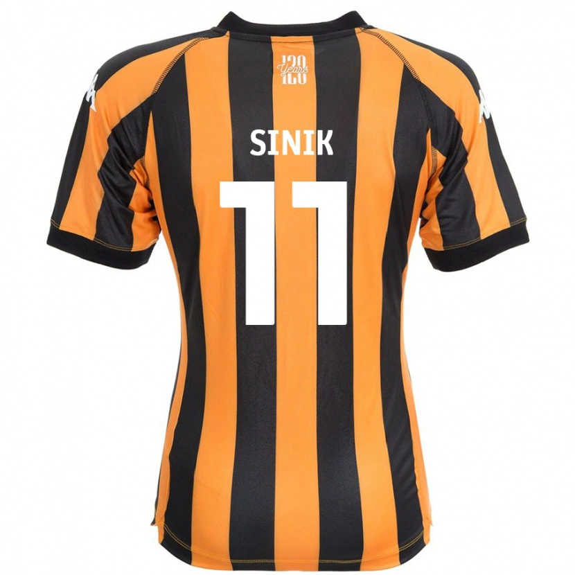 Danxen Hombre Camiseta Doğukan Sinik #11 Negro Ámbar 1ª Equipación 2024/25 La Camisa