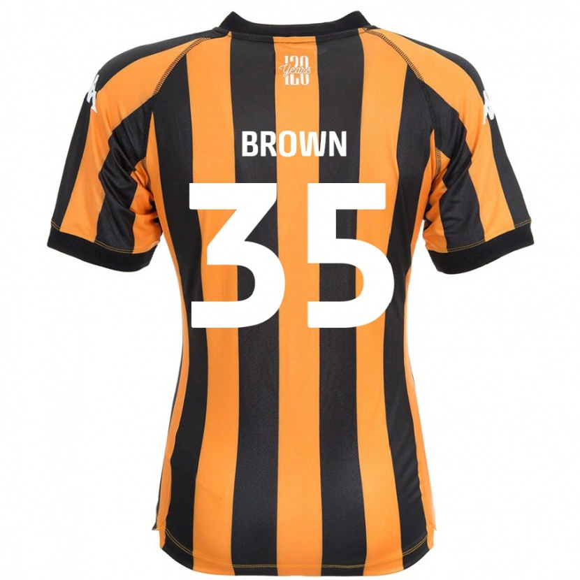 Danxen Hombre Camiseta Pharrell Brown #35 Negro Ámbar 1ª Equipación 2024/25 La Camisa