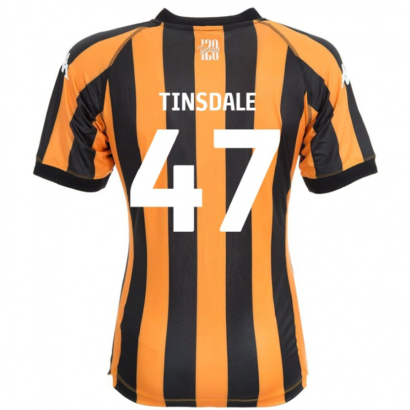 Danxen Hombre Camiseta Nathan Tinsdale #47 Negro Ámbar 1ª Equipación 2024/25 La Camisa