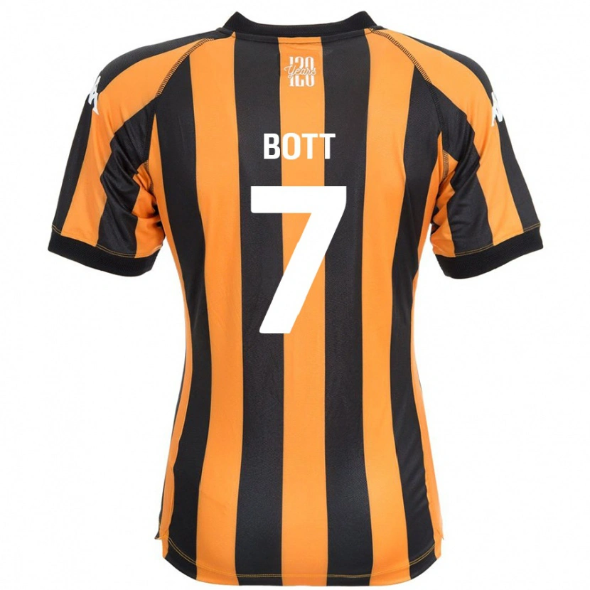 Danxen Hombre Camiseta Liberty Bott #7 Negro Ámbar 1ª Equipación 2024/25 La Camisa