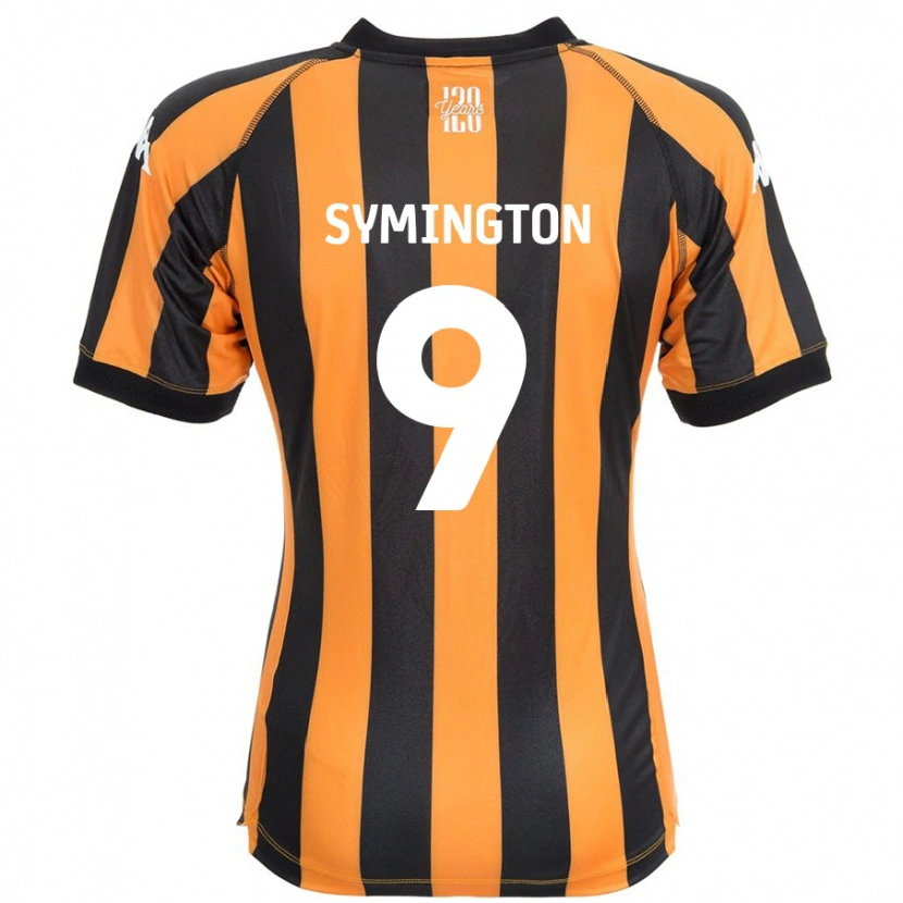 Danxen Hombre Camiseta Jo Symington #9 Negro Ámbar 1ª Equipación 2024/25 La Camisa