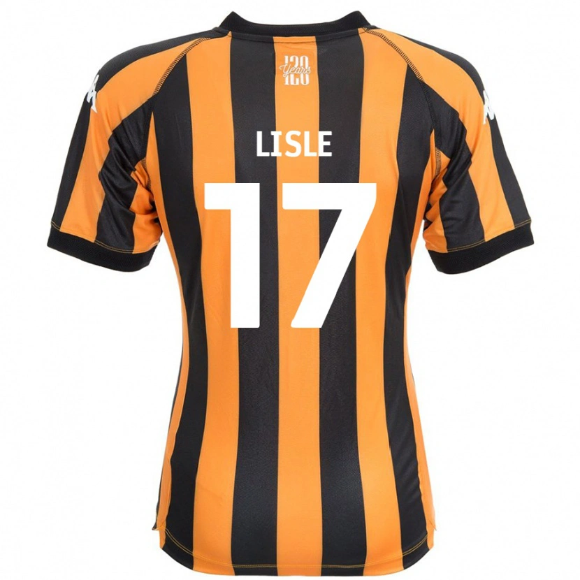 Danxen Hombre Camiseta Mary Lisle #17 Negro Ámbar 1ª Equipación 2024/25 La Camisa