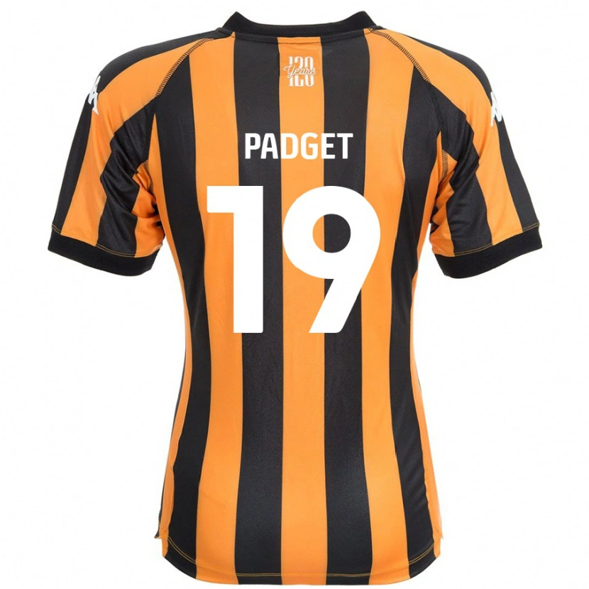 Danxen Hombre Camiseta Bethany Padget #19 Negro Ámbar 1ª Equipación 2024/25 La Camisa